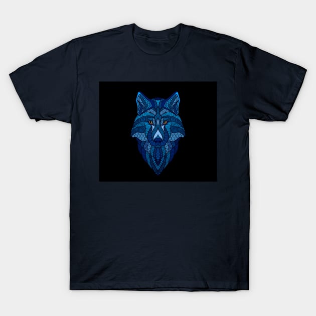 Wolf T-Shirt by daghlashassan